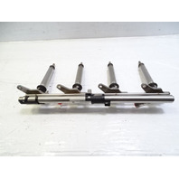 13 Mercedes X166 GL450 fuel rail w/ injectors, set of 4, left 2780703395 2780700687