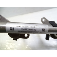 13 Mercedes X166 GL450 fuel rail w/ injectors, set of 4, left 2780703395 2780700687