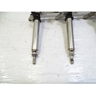 13 Mercedes X166 GL450 fuel rail w/ injectors, set of 4, right 2780703495 2780700687