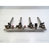 13 Mercedes X166 GL450 fuel rail w/ injectors, set of 4, right 2780703495 2780700687