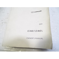11 Lexus LS460 owners manual 01999-50B80