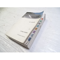 11 Lexus LS460 owners manual 01999-50B80