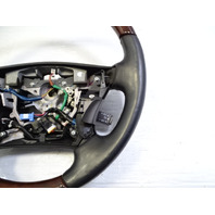 11 Lexus LS460 steering wheel, wood/ black leather 45100-50300