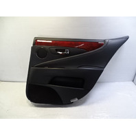 11 Lexus LS460 door panel, right rear, black short WB 67630-50M80