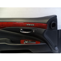 11 Lexus LS460 door panel, left front, black 67620-50B70