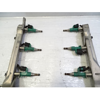 11 Lexus LS460 fuel rail w/ injectors, set of 8, 23250-38050