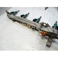 11 Lexus LS460 fuel rail w/ injectors, set of 8, 23250-38050