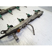 11 Lexus LS460 fuel rail w/ injectors, set of 8, 23250-38050
