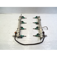11 Lexus LS460 fuel rail w/ injectors, set of 8, 23250-38050
