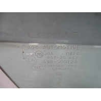 11 Lexus LS460 glass, door window, right front 68101-50202