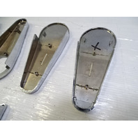 85 Mercedes R107 380SL trim set, seat hinge chrome covers