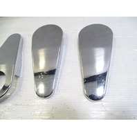 85 Mercedes R107 380SL trim set, seat hinge chrome covers