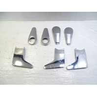 85 Mercedes R107 380SL trim set, seat hinge chrome covers