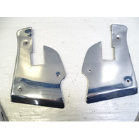 85 Mercedes R107 380SL trim set, door edge chrome covers, left / right