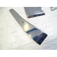 85 Mercedes R107 380SL trim set, door edge chrome covers, left / right