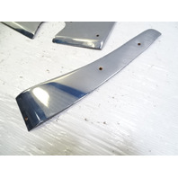85 Mercedes R107 380SL trim set, door edge chrome covers, left / right