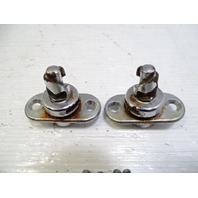 85 Mercedes R107 380SL latch set, for convertible or hard top lock, front