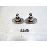 85 Mercedes R107 380SL latch set, for convertible or hard top lock, front