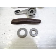 85 Mercedes R107 380SL handle, hard top / soft top release, brown