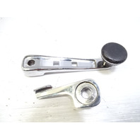 85 Mercedes R107 380SL handle, hard top / soft top release, brown