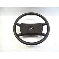 85 Mercedes R107 380SL steering wheel, black 1264640017