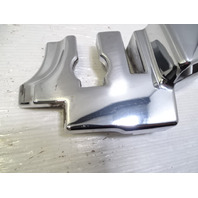 85 Mercedes R107 380SL trim, B pillar cover, right chrome 1076930435