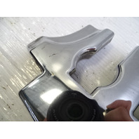 85 Mercedes R107 380SL trim, B pillar cover, right chrome 1076930435