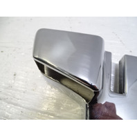85 Mercedes R107 380SL trim, B pillar cover, left chrome 1076930335