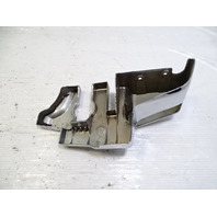 85 Mercedes R107 380SL trim, B pillar cover, left chrome 1076930335