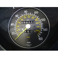 85 Mercedes R107 380SL instrument cluster, speedometer