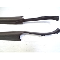 85 Mercedes R107 380SL trim set, interior, A-pillar covers, brown