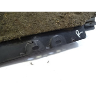 85 Mercedes R107 380SL trim, interior, lower dash kick panel, right, brown 1078303645