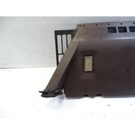 85 Mercedes R107 380SL trim, interior, lower dash kick panel, right, brown 1078303645