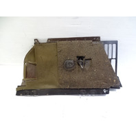85 Mercedes R107 380SL trim, interior, lower dash kick panel, right, brown 1078303645