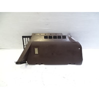 85 Mercedes R107 380SL trim, interior, lower dash kick panel, right, brown 1078303645