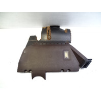 85 Mercedes R107 380SL trim, interior, lower dash kick panel, left, brown 1078303545
