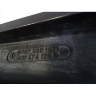 85 Mercedes R107 380SL trim, bumper end extension, right rear 1078801671