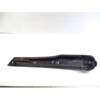 85 Mercedes R107 380SL trim, bumper end extension, left rear 1078801571