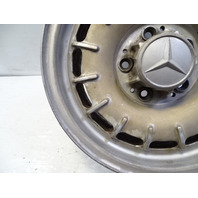 85 Mercedes R107 380SL wheel, 6.5x14 1264002102 ET30 silver