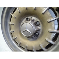 85 Mercedes R107 380SL wheel, 6.5x14 1264002102 ET30 silver