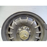 85 Mercedes R107 380SL wheel, 6.5x14 1264002102 ET30 silver