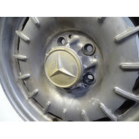 85 Mercedes R107 380SL wheel, 6.5x14 1264002102 ET30 silver