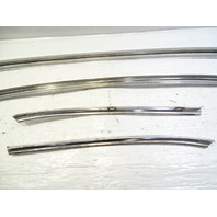 85 Mercedes R107 380SL trim set, windshield surround, chrome, rear, hard top