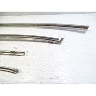 85 Mercedes R107 380SL trim set, windshield surround, chrome, rear, hard top