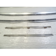 85 Mercedes R107 380SL trim set, windshield surround, chrome, rear, hard top