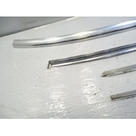 85 Mercedes R107 380SL trim set, windshield surround, chrome, rear, hard top