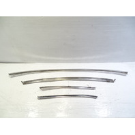 85 Mercedes R107 380SL trim set, windshield surround, chrome, rear, hard top