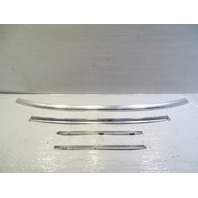 85 Mercedes R107 380SL trim set, windshield surround, chrome, rear, hard top