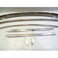 85 Mercedes R107 380SL trim set, windshield surround, chrome