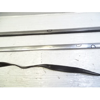85 Mercedes R107 380SL trim set, rocker moulding, lower, chrome